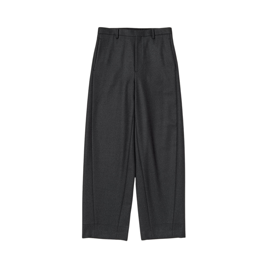 오라리 라이트 멜튼 슬랙스 탑 차콜(Auralee Light Melton Slacks Top Charcoal) - 1