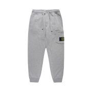 Stone Island 64451 Cotton Fleece Garment Dyed Cargo Jogging Pants Dust Melange - 23SS