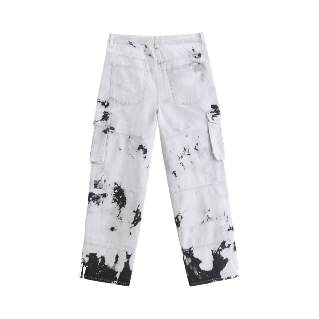 자라 에시드 워시 카고 진 블랙(Zara Acid Wash Cargo Jeans Black) - 2