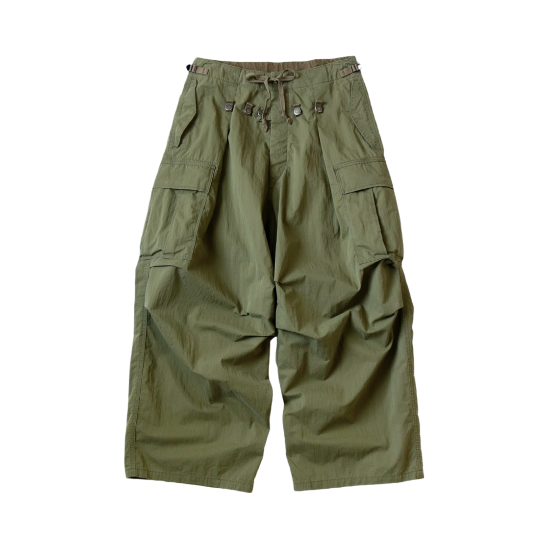 캐피탈 립스탑 점보 카고 팬츠 카키