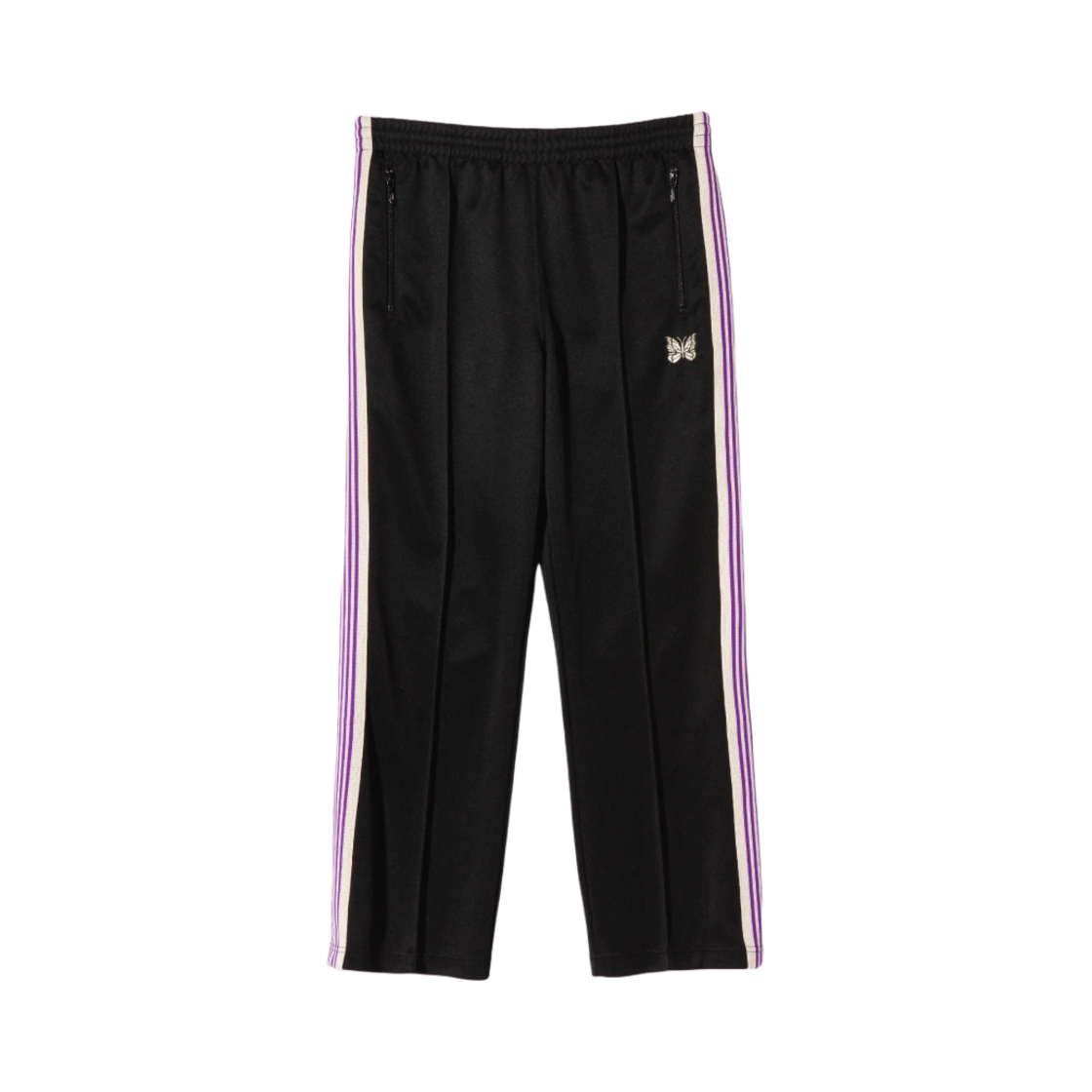 니들스 스트레이트 트랙 팬츠 폴리 스무스 블랙