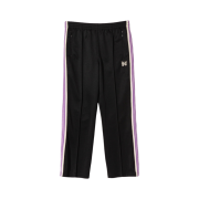 Needles Straight Track Pants Poly Smooth Black