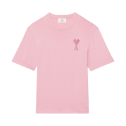AMI de Coeur Tone-On-Tone T-Shirt Pale Pink - 22SS