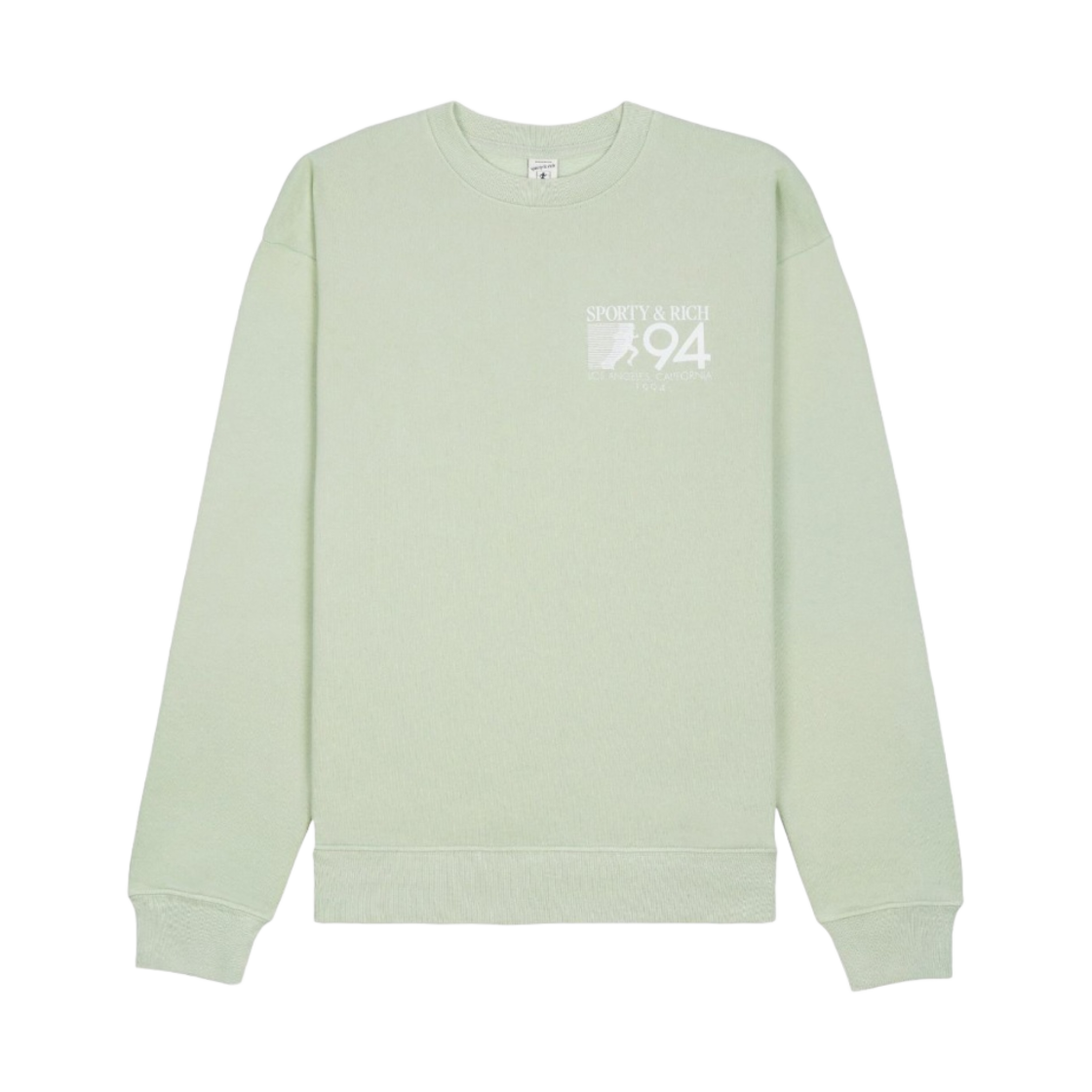 CR627SA Sporty & Rich 94 California Crewneck Sage