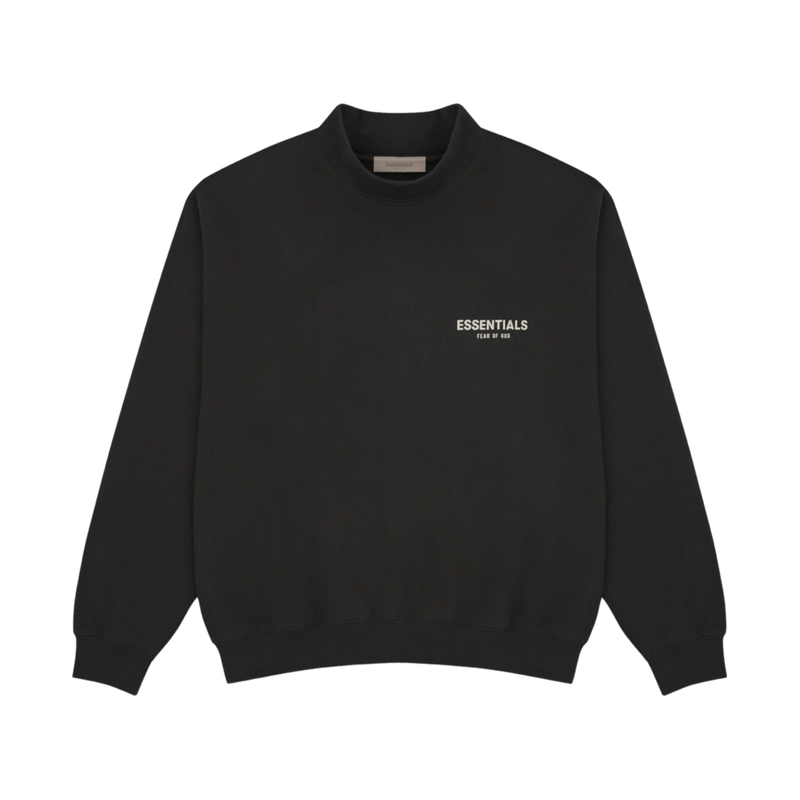- Essentials Mockneck Sweatshirt Iron - 22SS