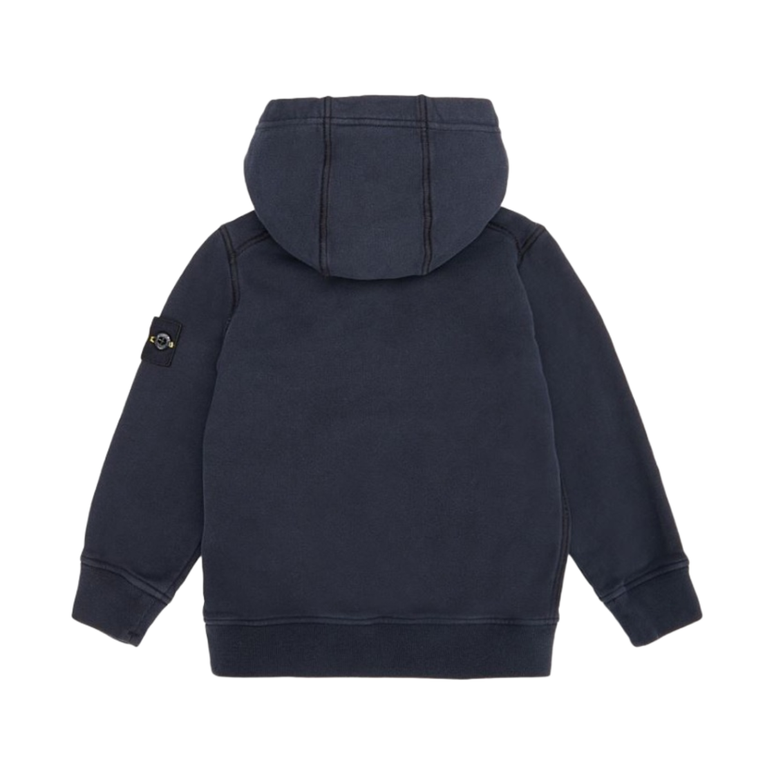 (키즈) 스톤 아일랜드 61640 헤비 코튼 플리스 후드 스웨트셔츠 네이비 블루 - 22FW((Kids) Stone Island 61640 Heavy Cotton Fleece Hooded Sweatshirt Navy Blue - 22FW) - 2