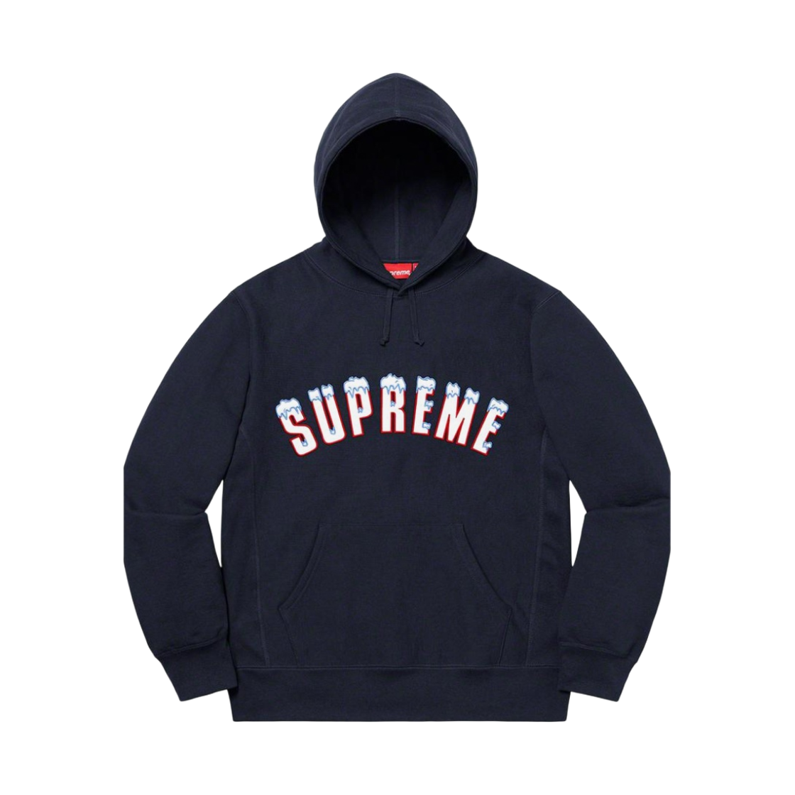슈프림 아이시 아크 후드 스웨트셔츠 네이비 - 20FW(Supreme Icy Arc Hooded Sweatshirt Navy - 20FW) - 1