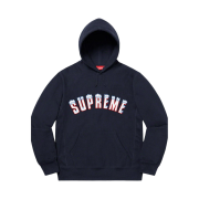Supreme Icy Arc Hooded Sweatshirt Navy - 20FW