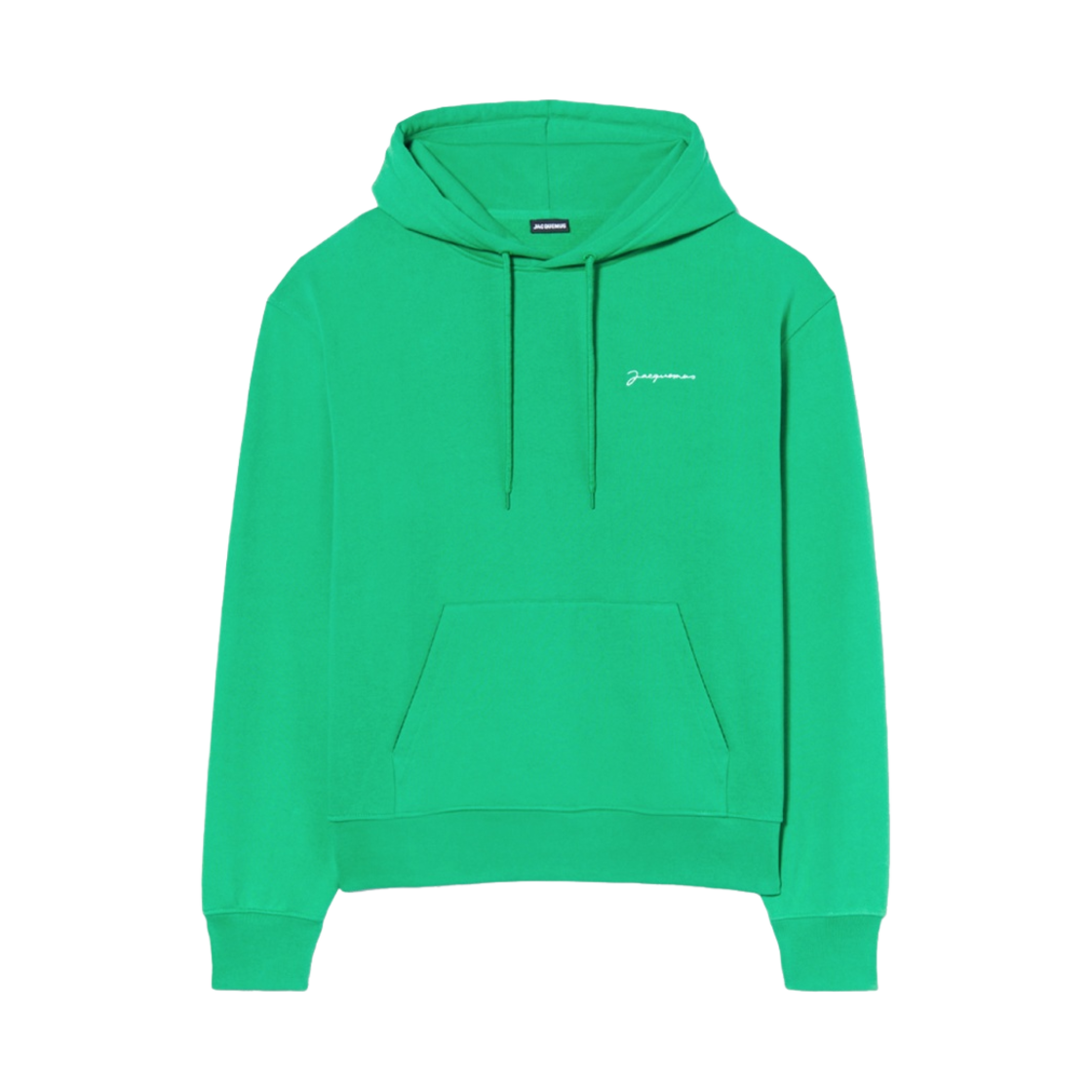자크뮈스 르 스웨트셔츠 브로데 자수 로고 후드 그린(Jacquemus Le Sweatshirt Brode Embroidered Logo Hoodie Green)