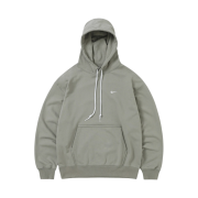 Nike Solo Swoosh French Terry Pullover Hoodie Flat Pewter - Asia
