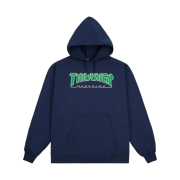 Thrasher Outlined Hood Navy