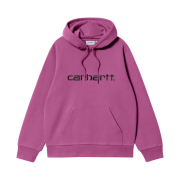Carhartt WIP Hooded Carhartt Sweatshirt Magenta Black