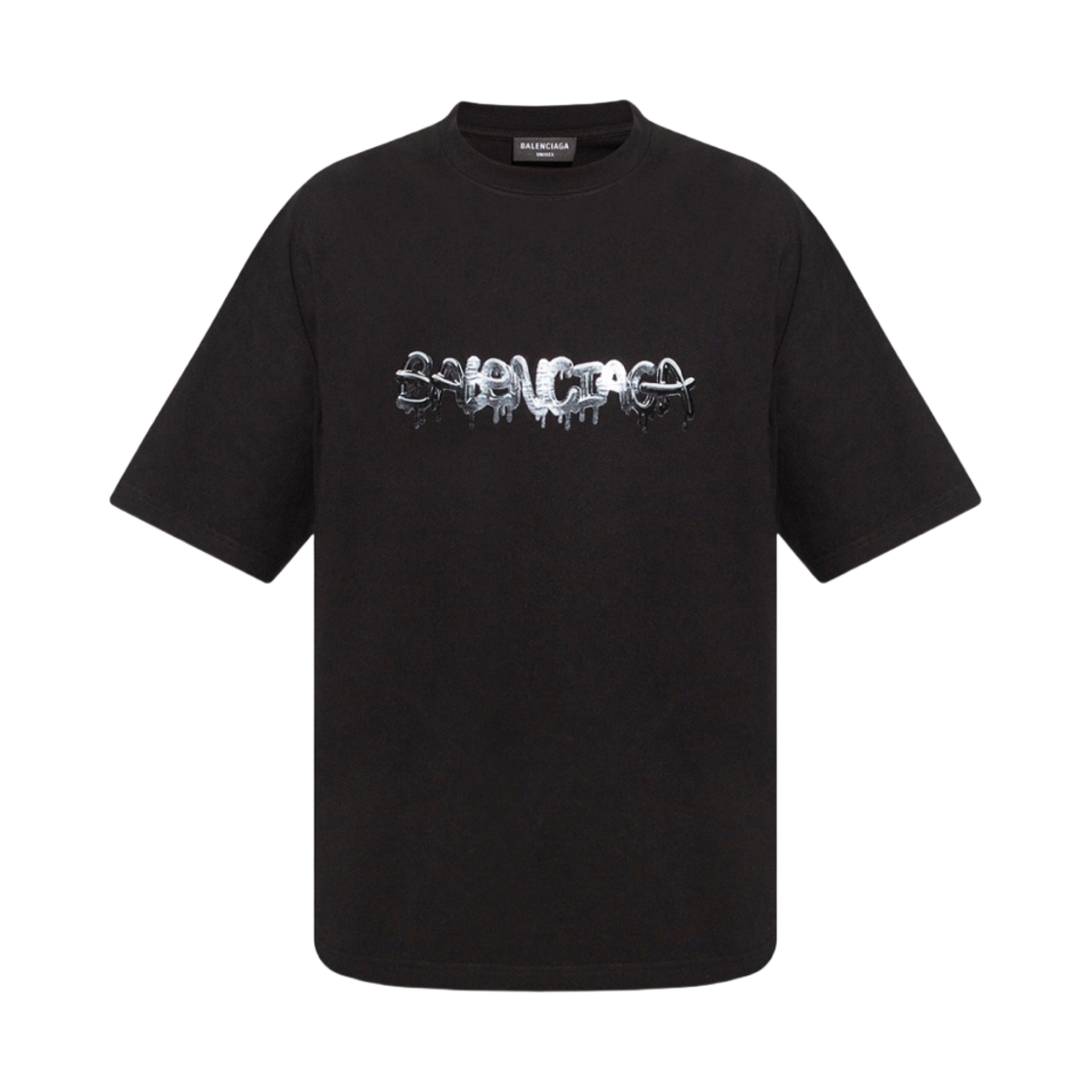 발렌시아가 슬라임 티셔츠 미디움 핏 블랙(Balenciaga Slime T-Shirt Medium Fit Black) - 1