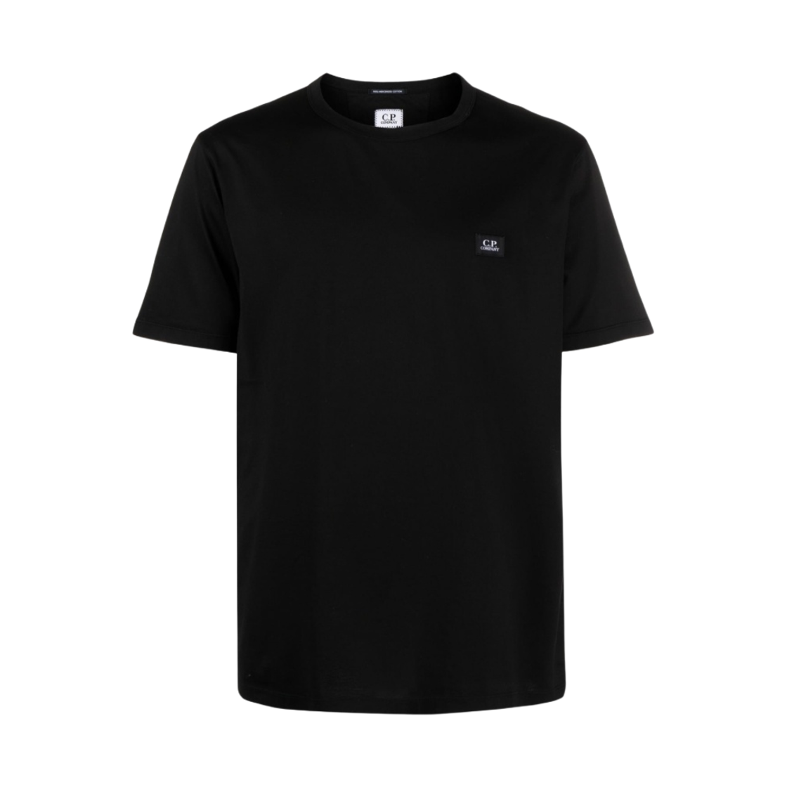 16CMTS087A006374G999 C.P. Company Logo Cotton T-Shirt Black - 24SS