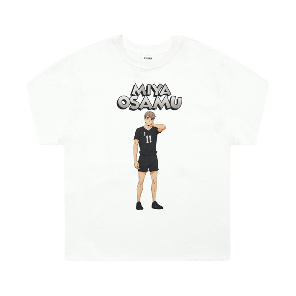 【EERST】ハイキュー!! Collecting HF T-shirt [White] 이어스트 x 하이큐!! 익스텐션 티셔츠 화이트 히나타 | EERST