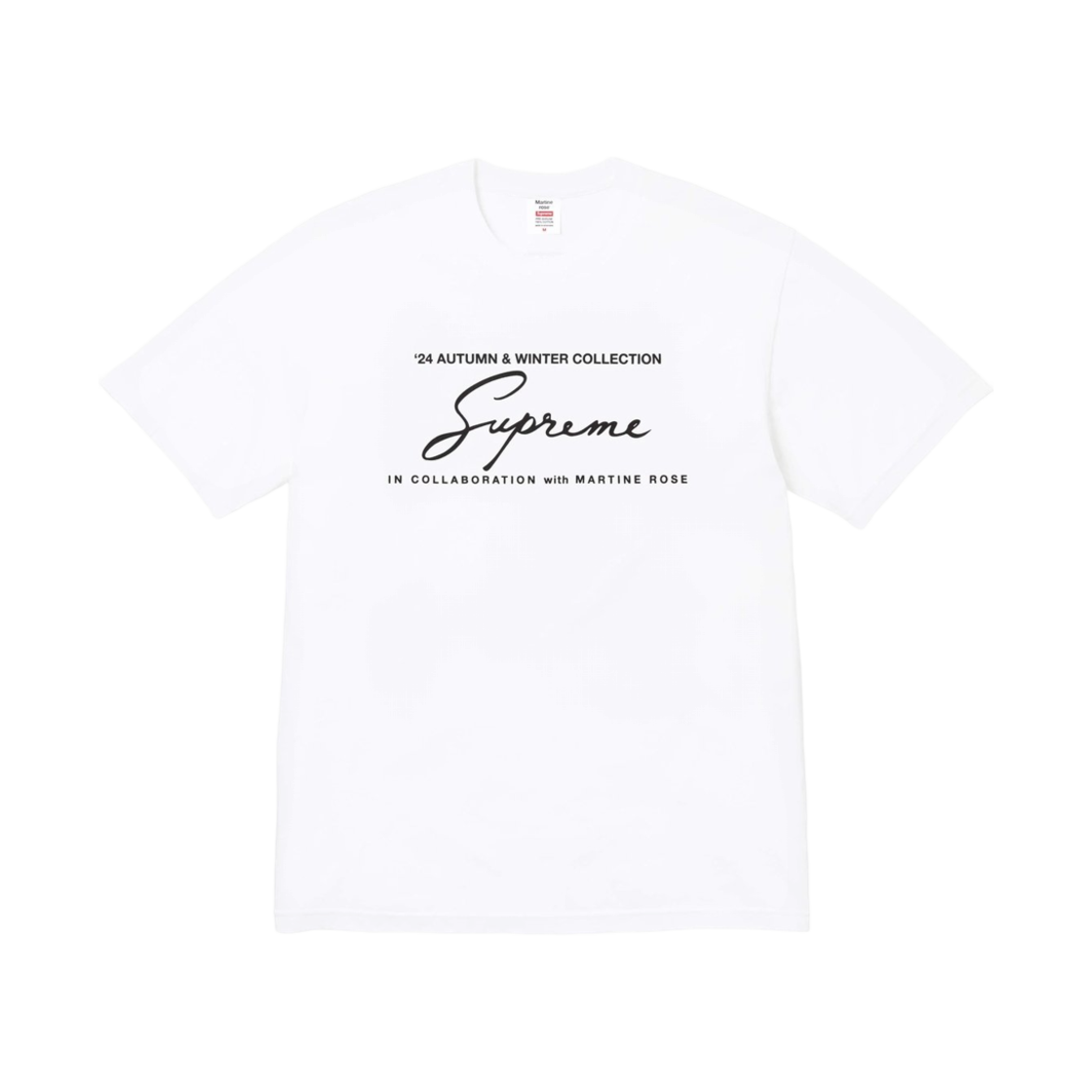 슈프림 x 마틴 로즈 티셔츠 화이트 - 24FW(Supreme x Martine Rose T-Shirt White - 24FW)