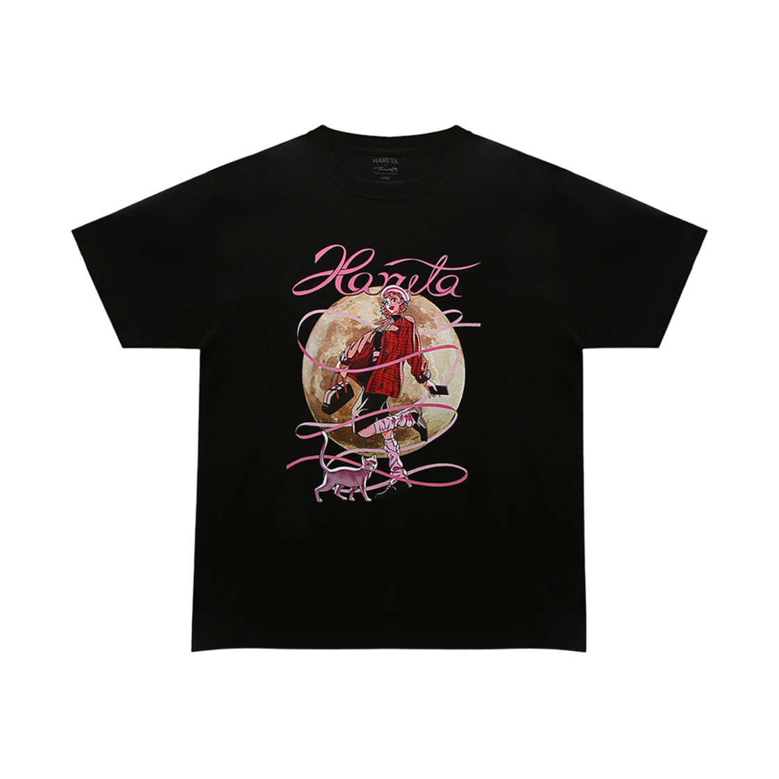 하루타 X 나무13 티셔츠 블랙(Haruta X Tree13 T-Shirt Black)