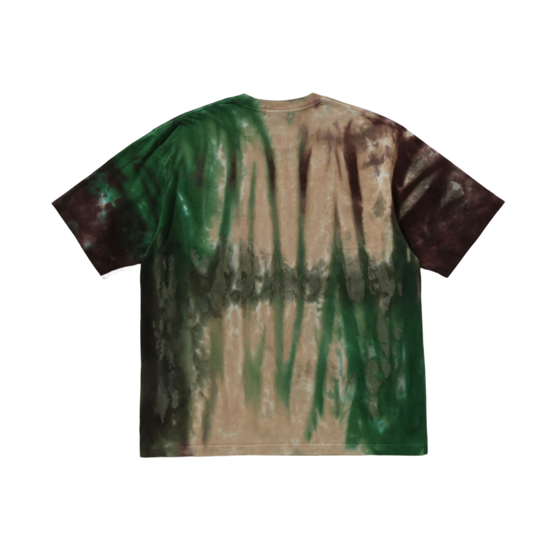 베이프 아이스 다이 컬리지 릴렉스드 핏 티셔츠 그린(BAPE Ice Dye College Relaxed Fit T-Shirt Green) - 2