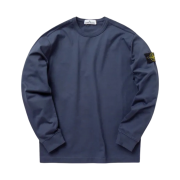 Stone Island 64450 Long Sleeve Crewneck Sweatshirt Avio Blue - 21SS