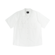 Hongwoosung Pinstripe Seersucker Shirt White