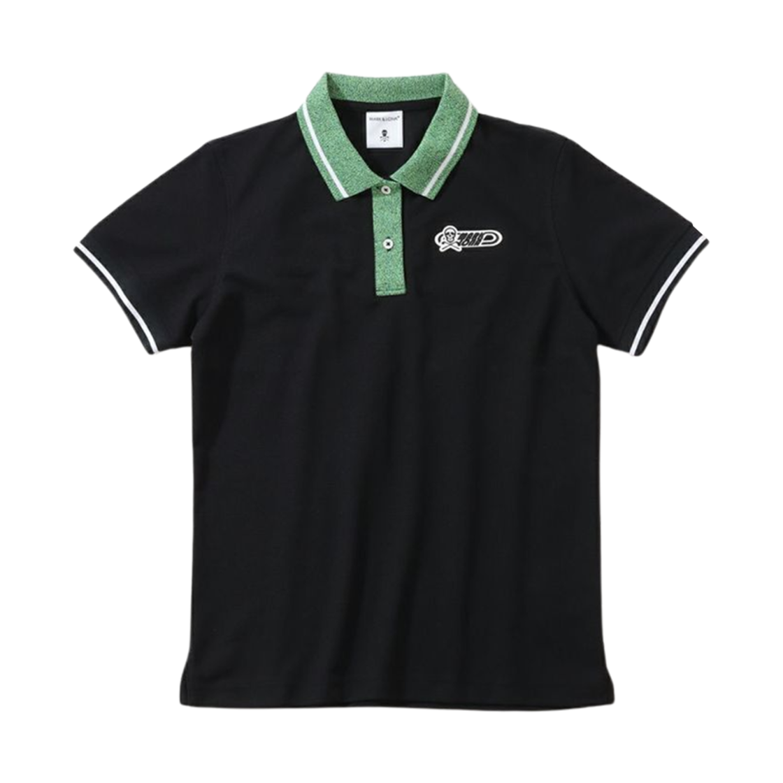 MLW-3B-AP08 (W) Mark & Lona Jamming Knit Collar Polo Black