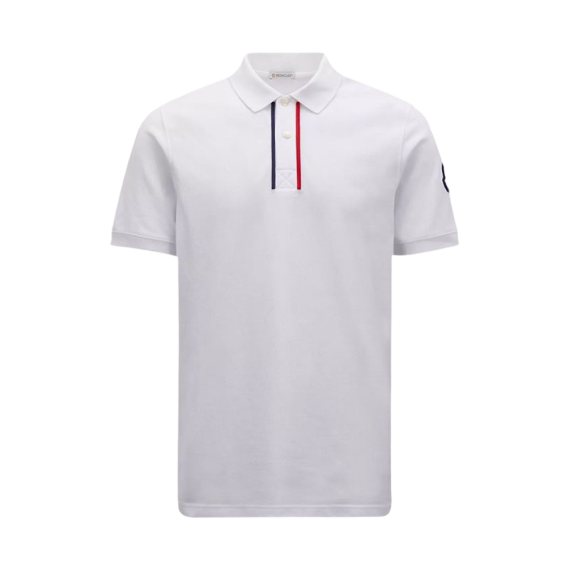몽클레르 트라이컬러 폴로 셔츠 화이트 - 23SS(Moncler Tricolour Polo Shirt White - 23SS) - 1