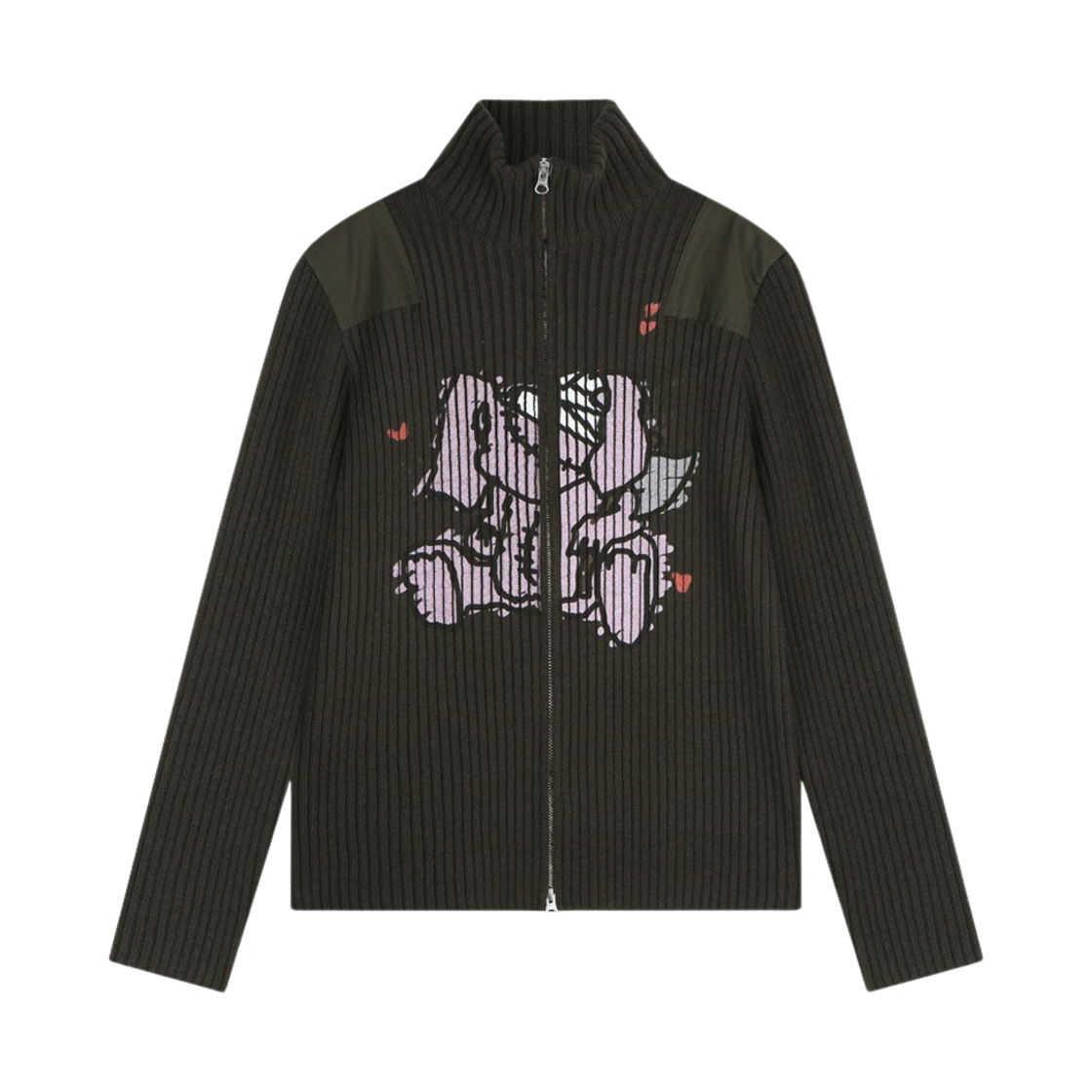 카치스 버니 니트 집업(Cotchs Bunny Kint Zip Up)