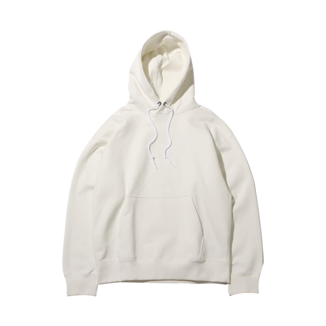 나이키 솔로 스우시 플리스 후드 세일 - 아시아(Nike Solo Swoosh Fleece Hoodie Sail - Asia)