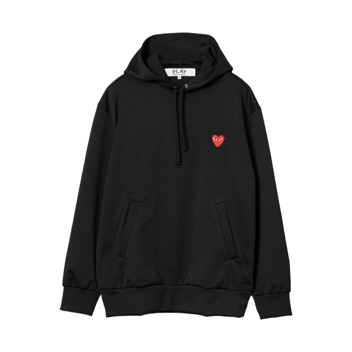 플레이 꼼데가르송 후드 스웨트셔츠 블랙(Play Comme des Garcons Hooded Sweatshirt Black)