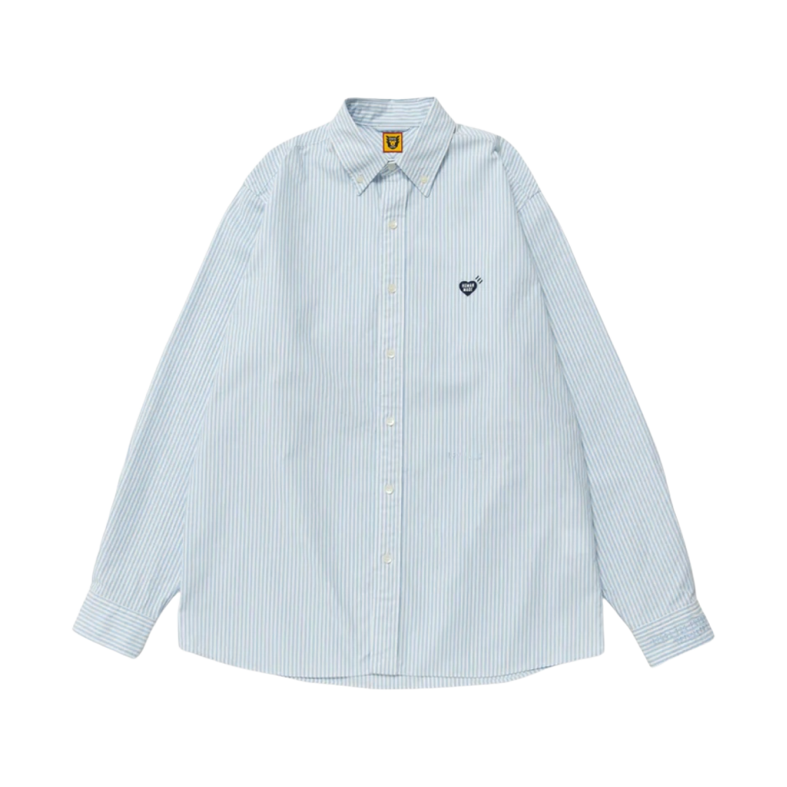 휴먼 메이드 스트라이프 BD 셔츠 블루(Human Made Striped BD Shirt Blue) - 1