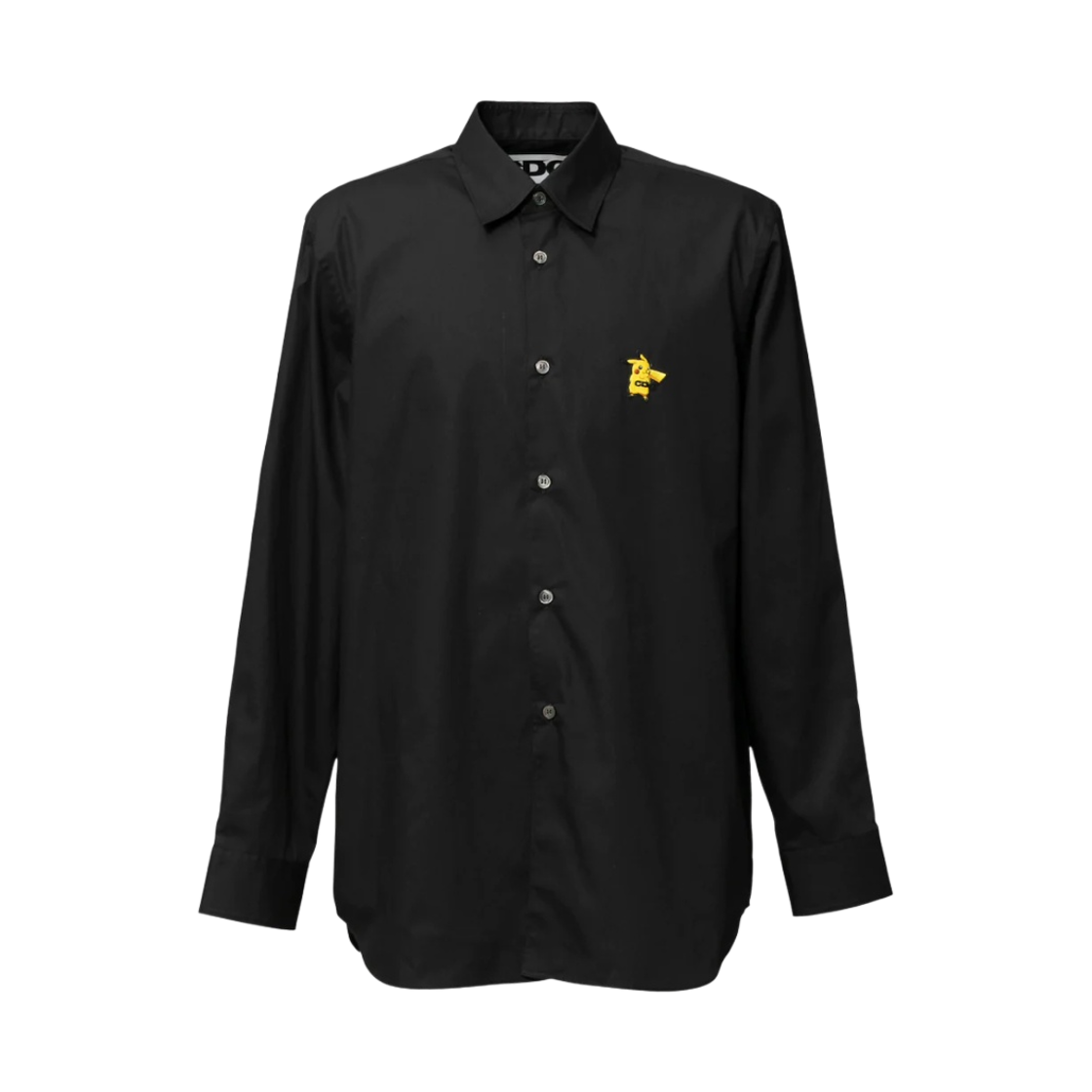 CDG x 포켓몬 엠블럼 셔츠 블랙(CDG x Pokemon Shirt with Emblem Black) - 1