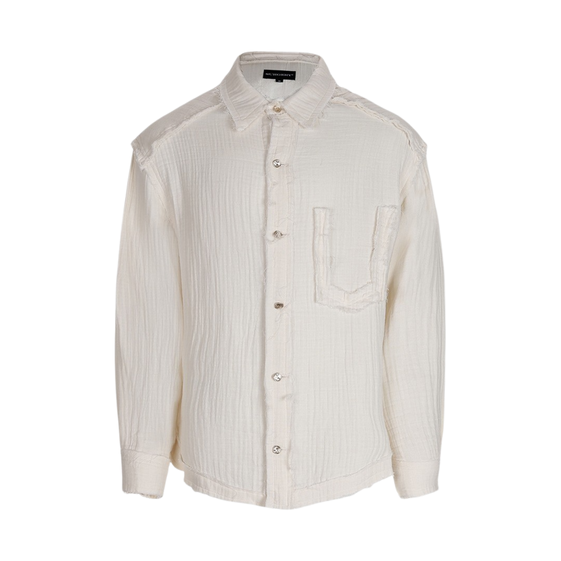 써저리 디스트로이드 거즈 셔츠 아이보리(Surgery Destroyed Gauze Shirts Ivory)