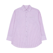 The Museum Visitor Five Star Stud Pocket Shirts Red