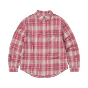 Thisisneverthat x Grateful Dead Lightning Bear Plaid Shirt Plum