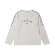 Fritur Layered Line T-shirt Blue_F243TS01