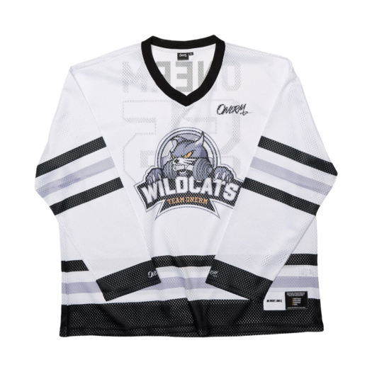 ONERM Wild Cats Ice Hockey Jersey White