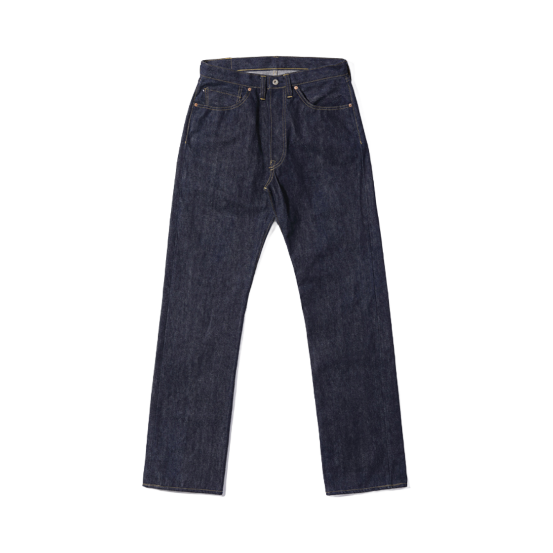 SC49009 Sugar Cane Super Denim Collectibles #09 13.5 oz. Blue Denim Waist Overalls S1943 Model Non Wash