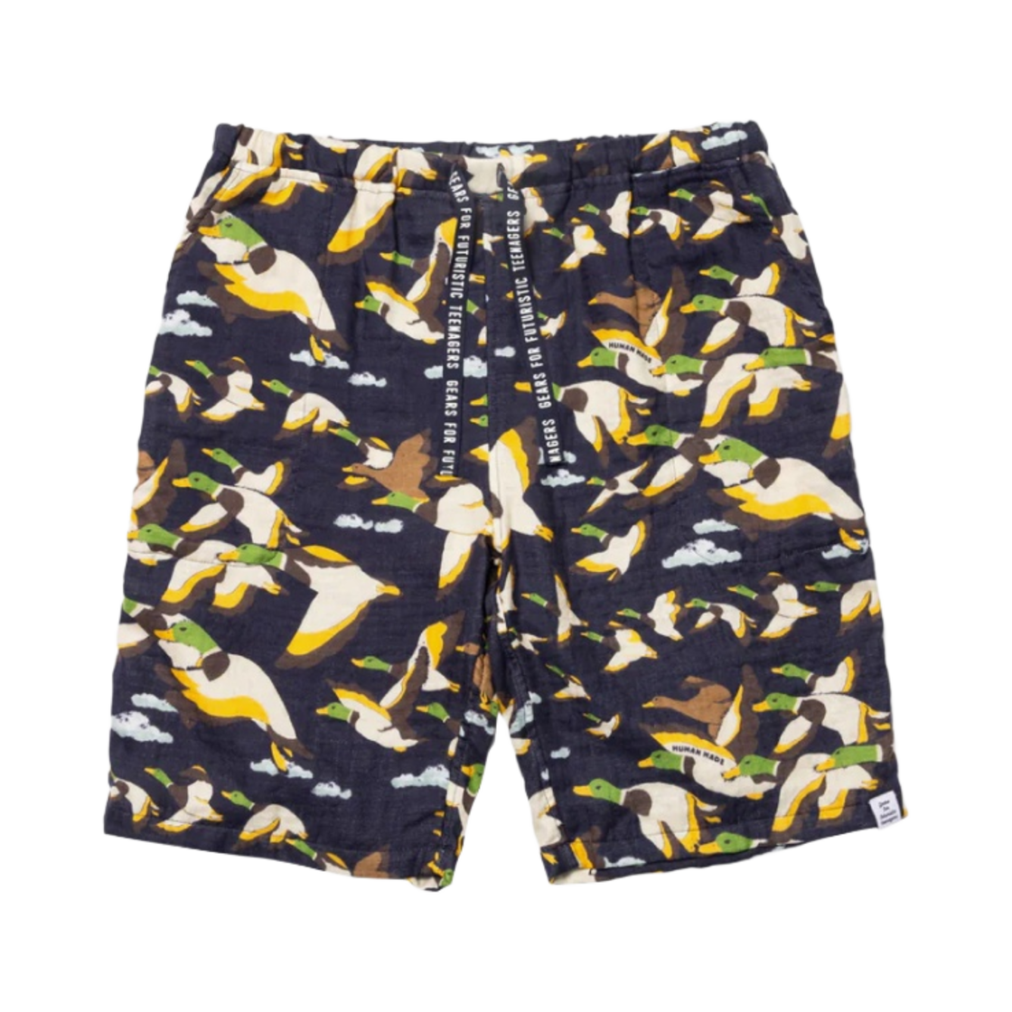 휴먼 메이드 덕 거즈 쇼츠 네이비(Human Made Duck Gauze Shorts Navy) - 1