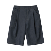 Wooyoungmi Denim Like Shorts Navy - 25SS