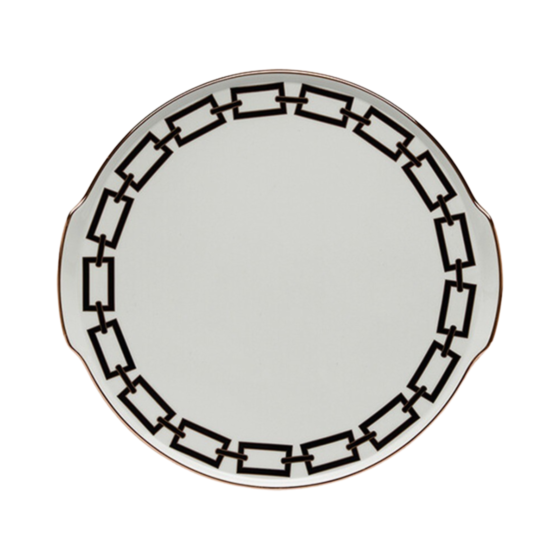 지노리1735 카테네 케이크 플레이트 블랙(GINORI1735 Catene Cake Plate Black)