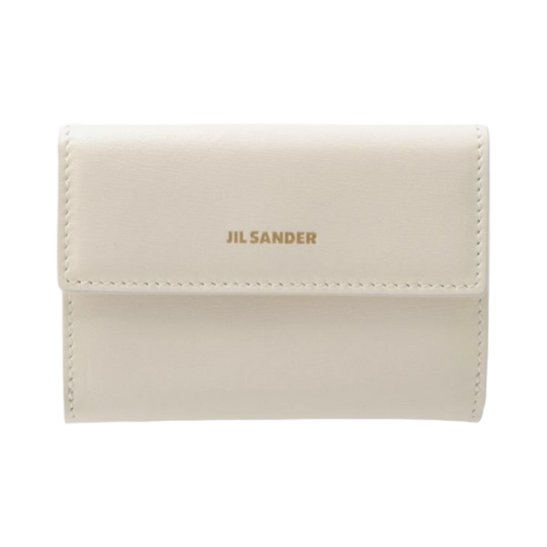 질 샌더 엠보스 로고 폴드 미니 레더 코인 퍼스 지갑 내츄럴 | Jil Sander | KREAM