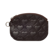 Human Made Leather Coin Case Brown