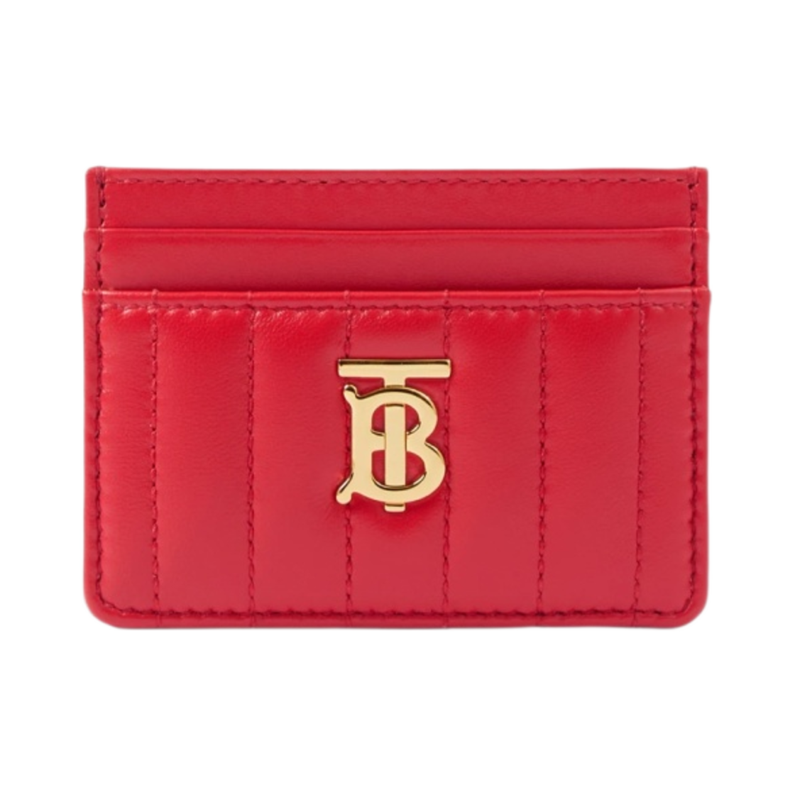 버버리 퀼티드 레더 롤라 카드 케이스 브라이트 레드(Burberry Quilted Leather Lola Card Case Bright Red) - 1