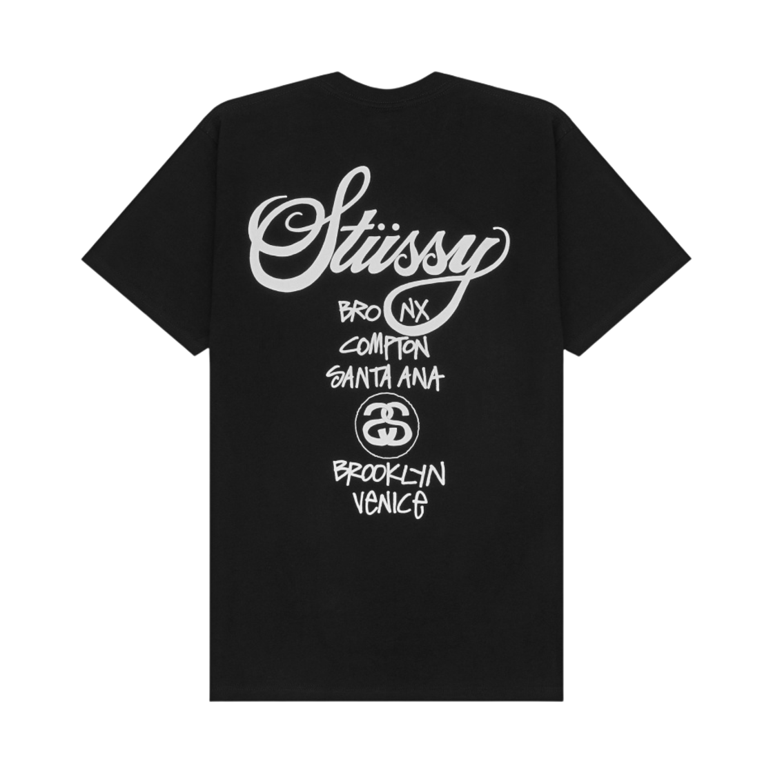 스투시 도버 스트리트 마켓 월드투어 티셔츠 블랙 2020(Stussy DSM World Tour T-Shirt Black 2020) - 2