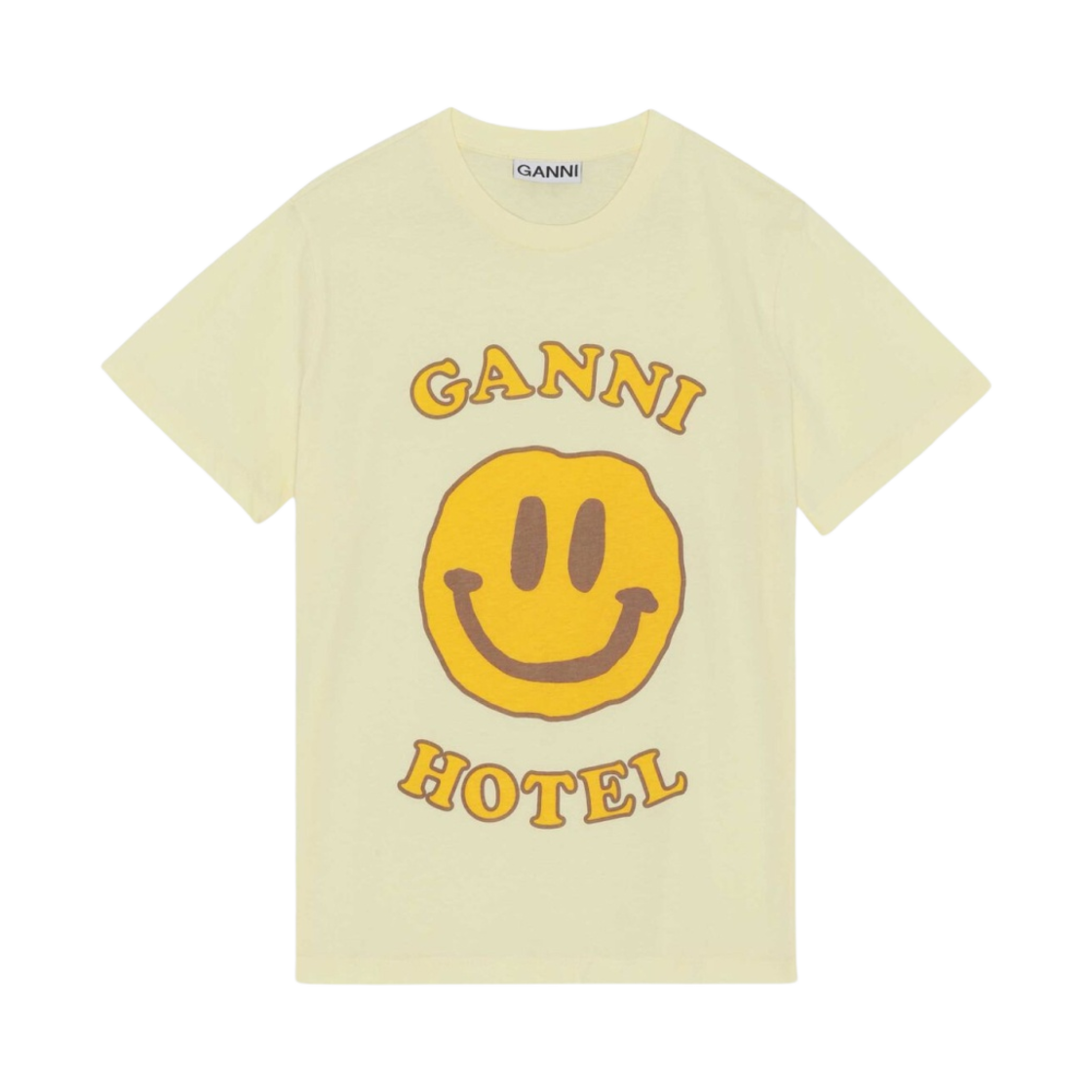 (W) 가니 로고 티셔츠 플란