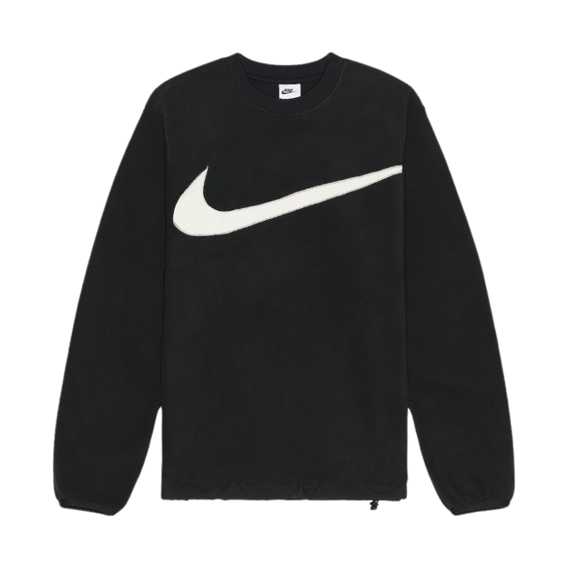 DQ4894-010 Nike Club+ Fleece Winterized Crew Neck Black - US/EU - 대표 이미지 #1