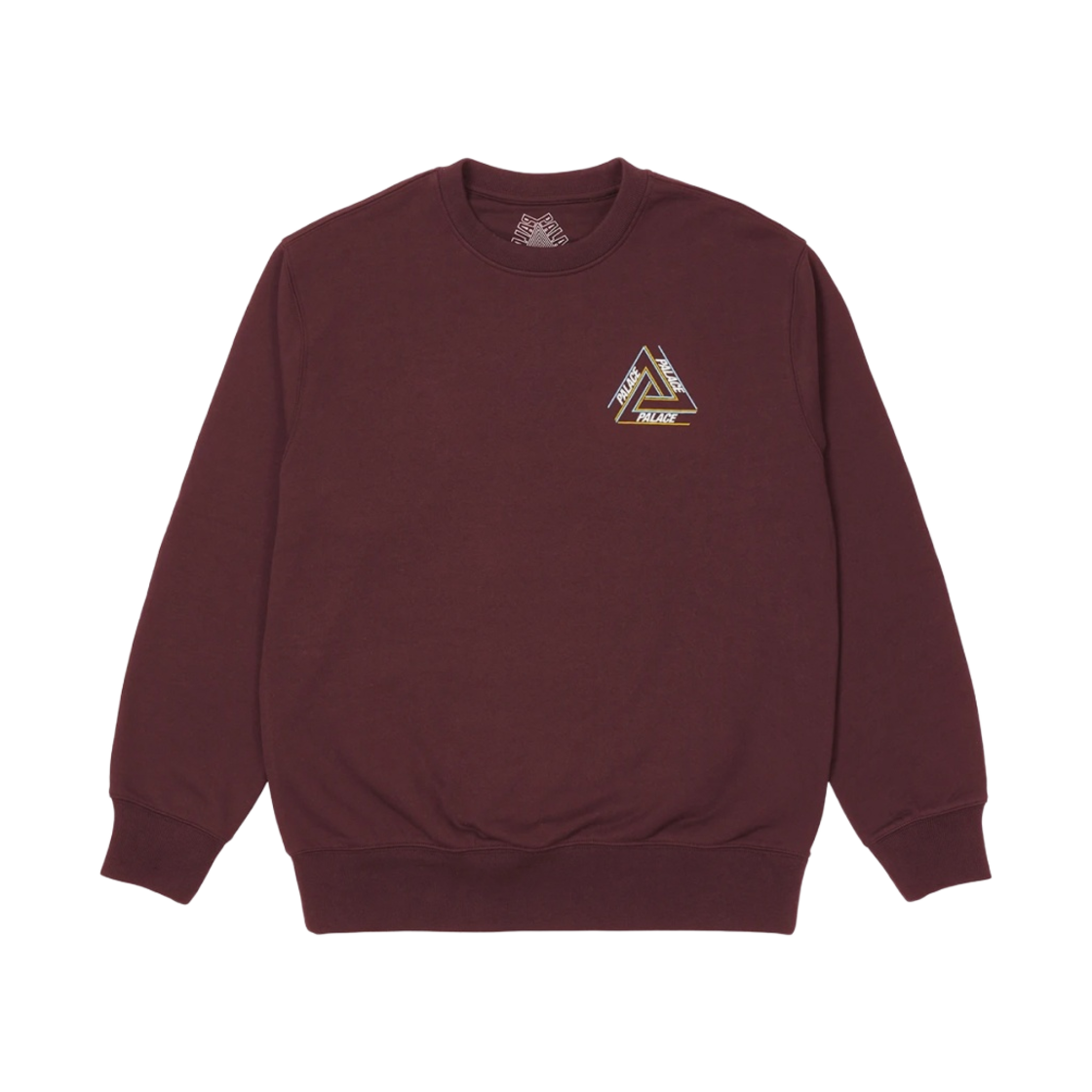 팔라스 베이지컬리 어 트라이퍼그 크루넥 버건디 - 21FW(Palace Basically A Tri-Ferg Crew Burgundy - 21FW) - 2