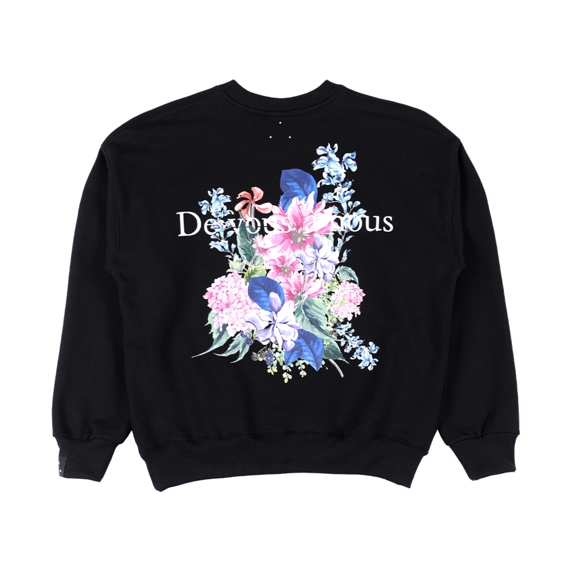 드반 라 플라 맨투맨 블랙(DVAN PNK La Fleur Sweatshirt Black)
