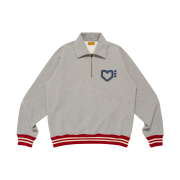 Human Made Half-Zip Sweatshirt Gray