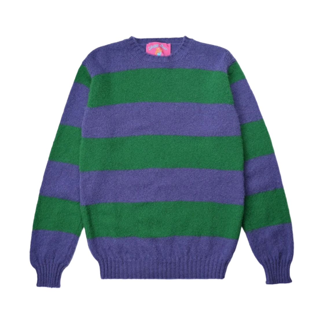 하울린 쉐기 베어 니트 청키 스트라이프 퍼플 헤이즈(Howlin Shaggy Bear Knit Chunky Stripes Purple Haze)